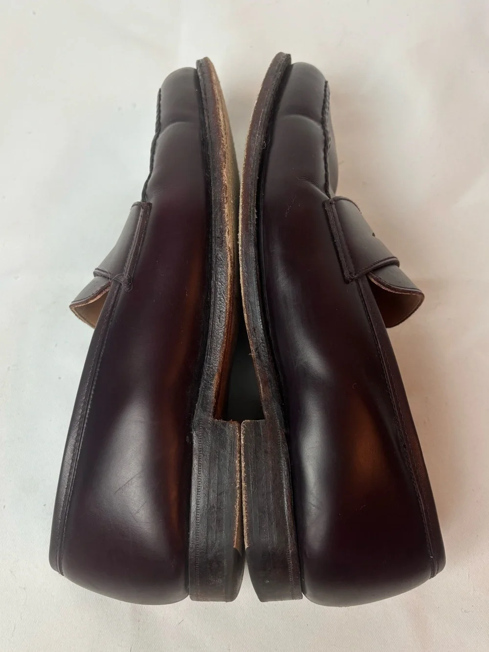 Crockett & Jones Boston Penny Loafer Cordovan Leather Men’s UK 7.5 E US 8.5 E
